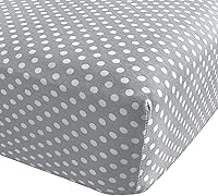 Vista 13 de Sábana ajustable de algodón tejido en jersey para cuna o cama para niño o niña, de Abstract