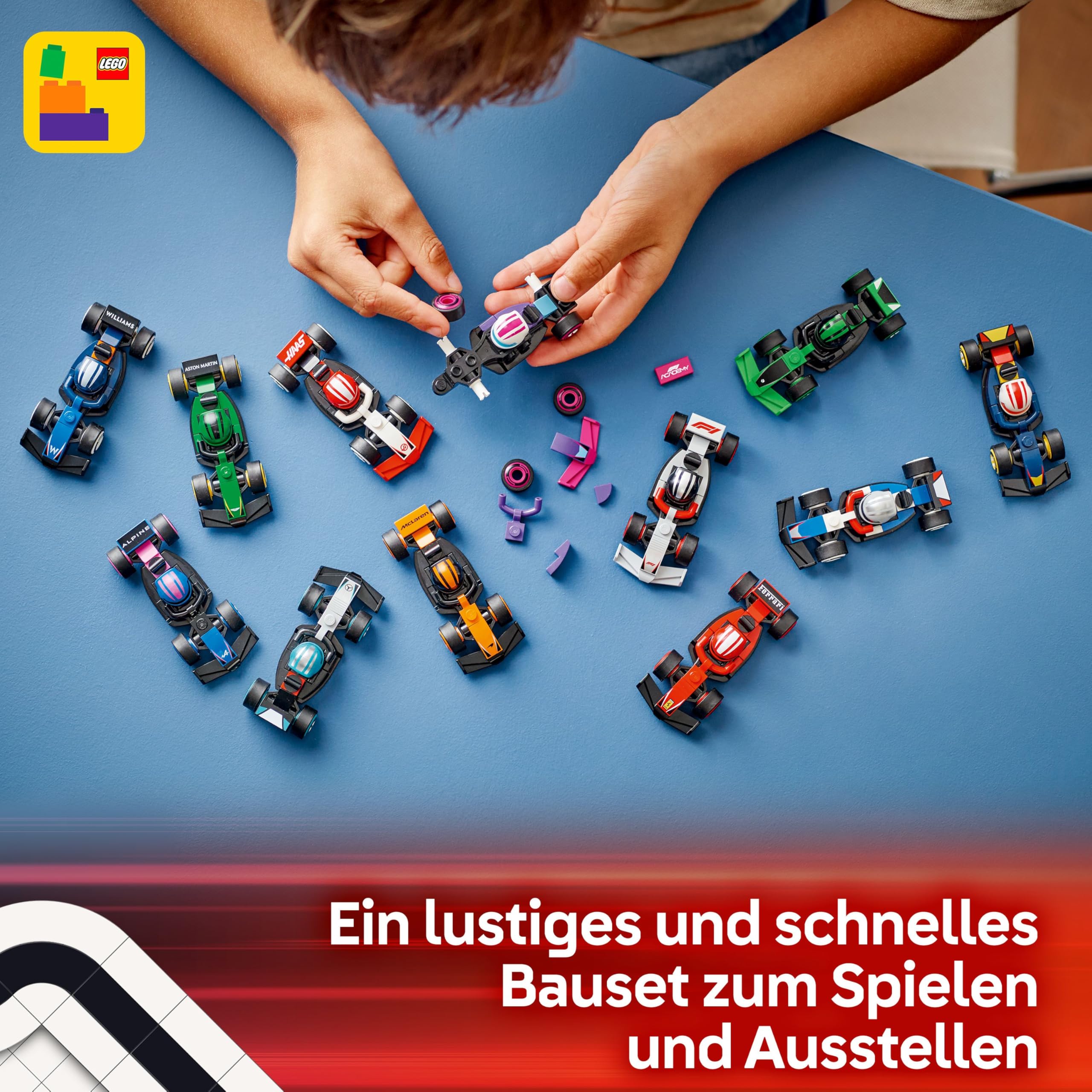 LEGO F1 mini figures series with 12 Formula 1 cars, Complete set of the Lego minifigure series 71049 - Image 3