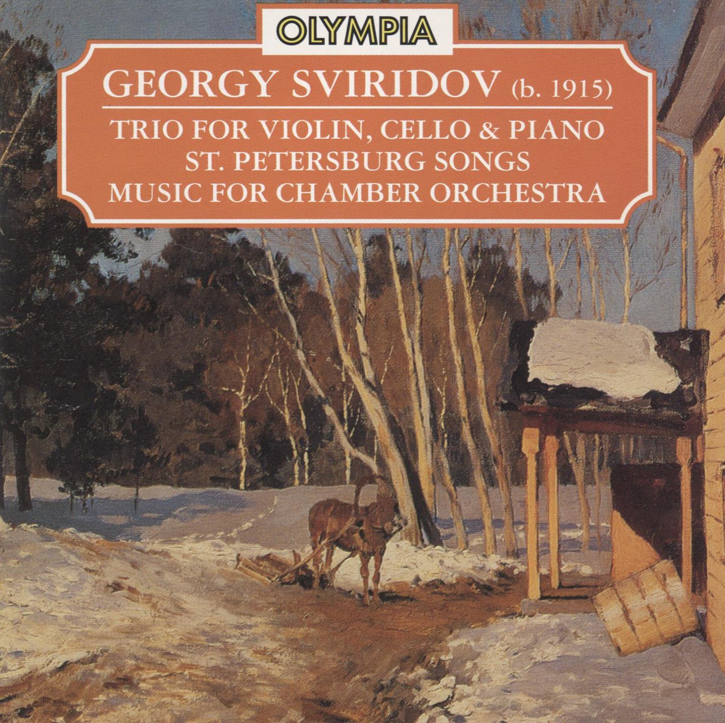 Sviridov;Chamber Music [Audio CD]