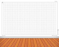 Vista 38 de Smarty Dots Graphing - Rejilla de borrado en seco de 2 pulgadas sin dejar rastro, flexible, sin dejar rastro, sin pegamento, ópticamente