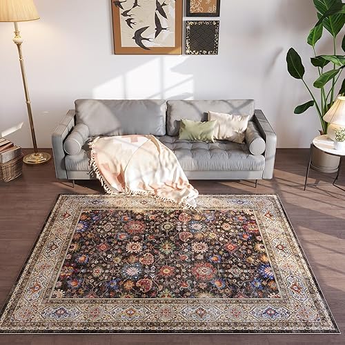 Miniatura 192 de Rugcomf Tapete para puerta interior, 2 x 3, lavable a máquina, tapete antideslizante de pelo bajo, para entrada, cocina, puerta principal, entrada