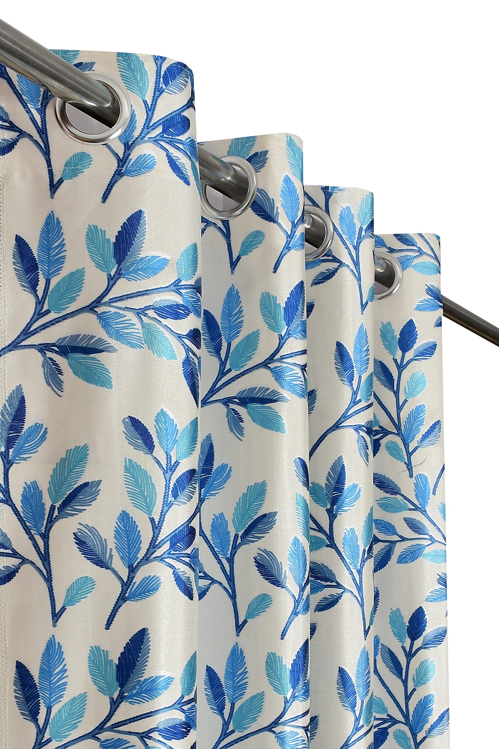 Floral Beige Door Curtains - Room Darkening FREE SHIPPING -10