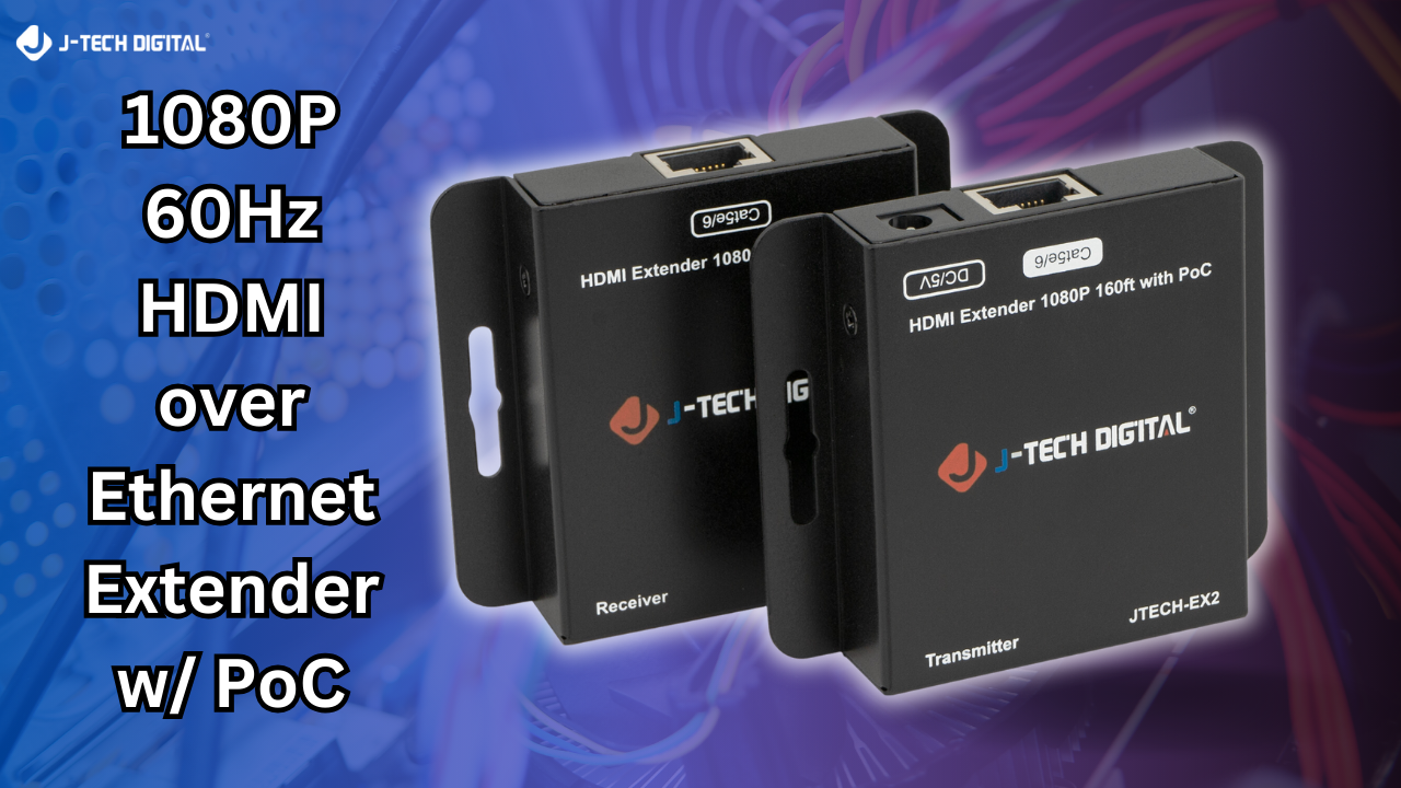 Amazon.com: J-Tech Digital HDMI Extender Over Single Ethernet