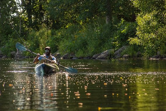Carlisle Magic Angler Kayak Paddle with Polypropylene Blades and Wrapped Fiberglass Shaft