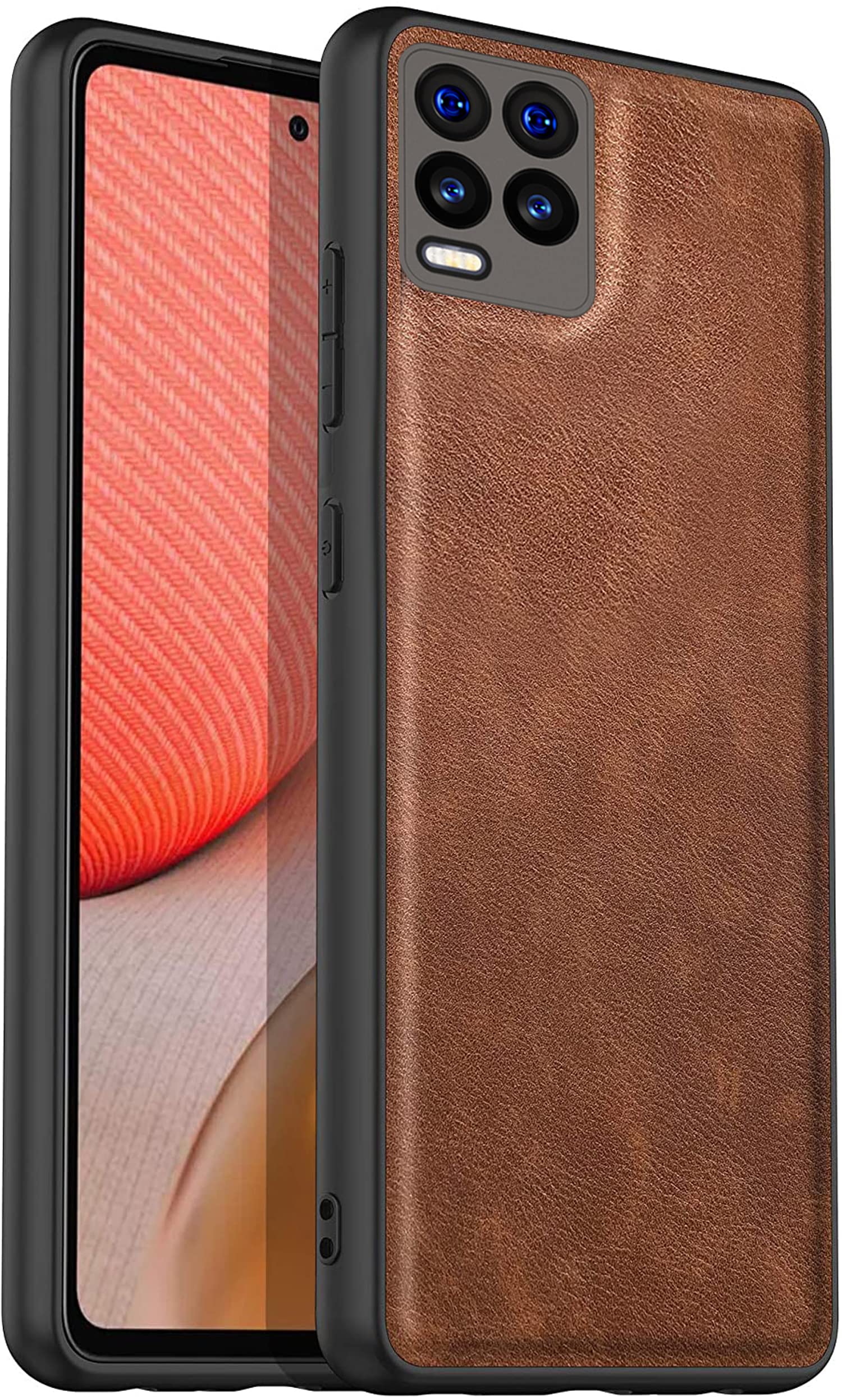 Kapa Tux Back Case for Realme 8 Pro/Realme 8, Slim Leather Case with Soft Edge Shockproof Back Cover (Brown) (B09JZM86NS) Amazon Price History, Amazon Price Tracker