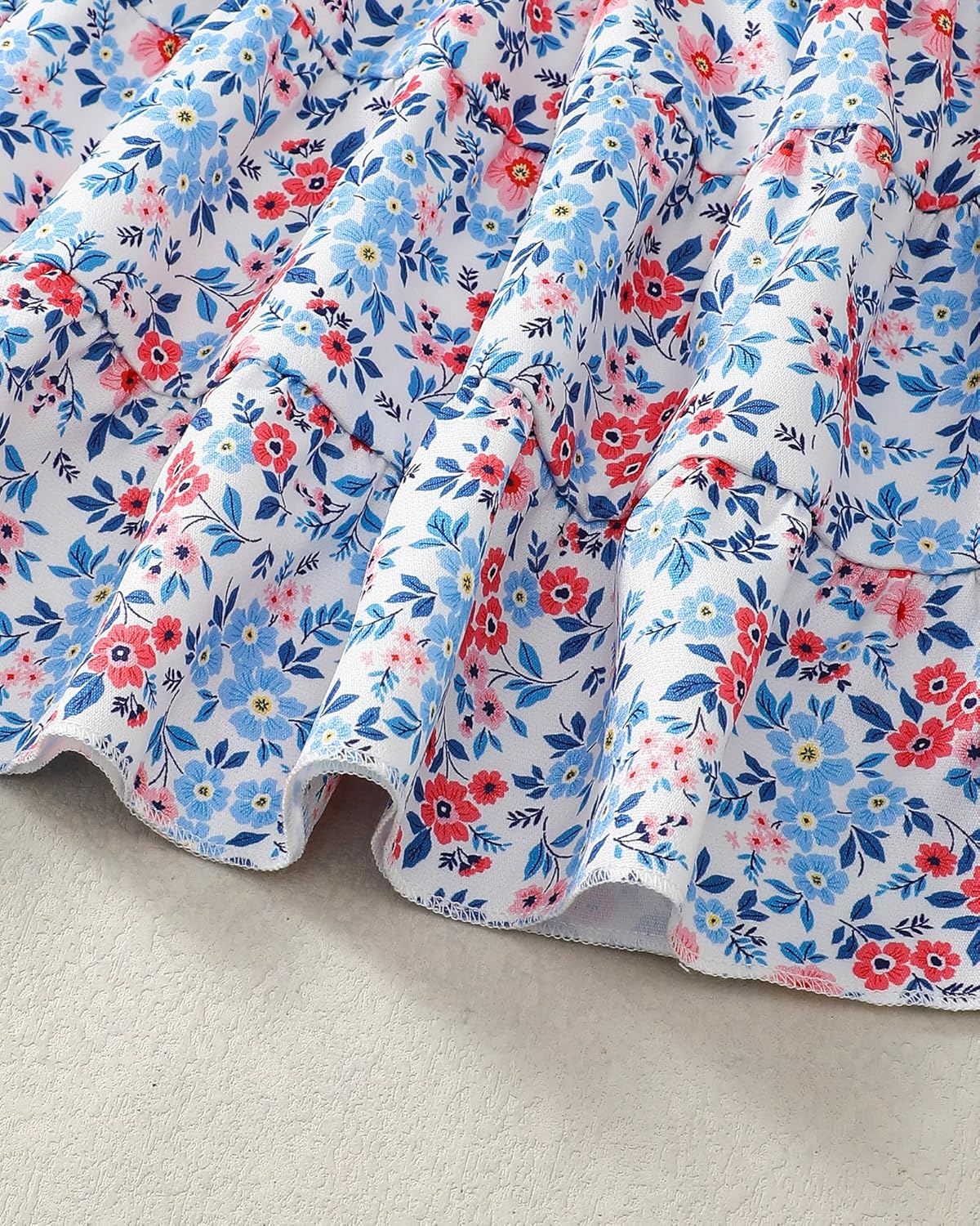 Toddler Girl Dress Clothes Ruffle Long Sleeve Casual Dress Floral Boho Outfits Cute Winter Fall Girls Dresses - Image 7