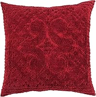 Vista 40 de Better Trends Colección Ashton - Colchas de chenilla con mechones, tamaño individual, color negro, 100% algodón, diseño de medallón de chenilla