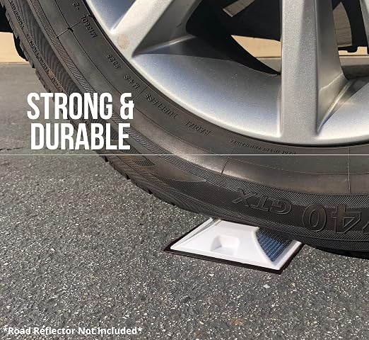 Pads adhesivos para reflectores de carretera 4x4 in, pack 10 miniatura 2