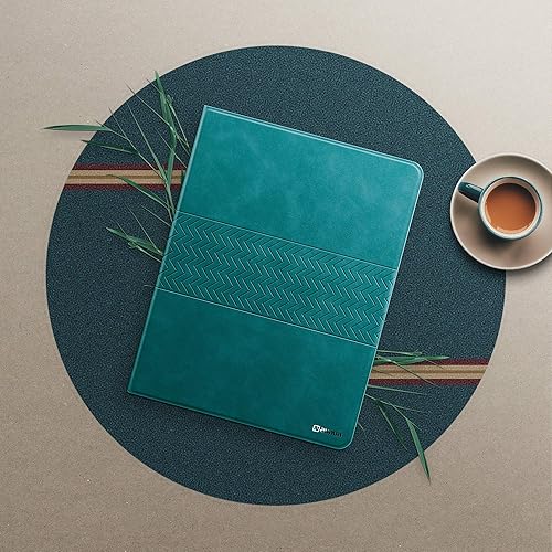 Miniatura 29 de auaua Funda para iPad de 9ª generación 2021, iPad de 8ª generación, iPad de 7ª generación con portalápices, piel vegana, funda inteligente