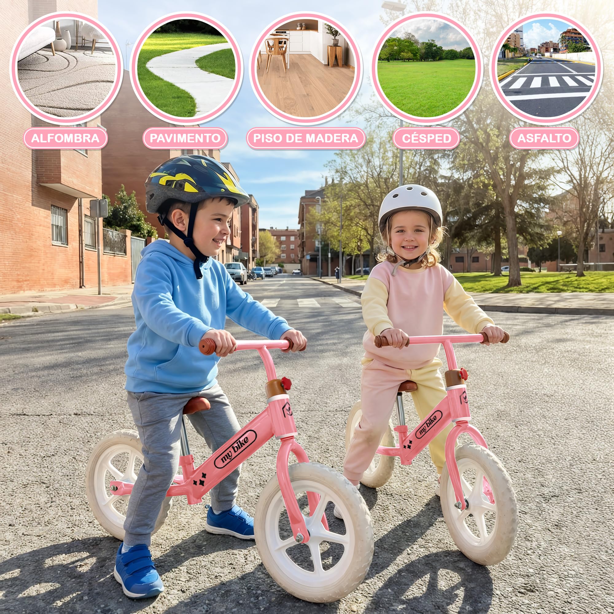 Bicicleta sin Pedales Ligera y Manejable