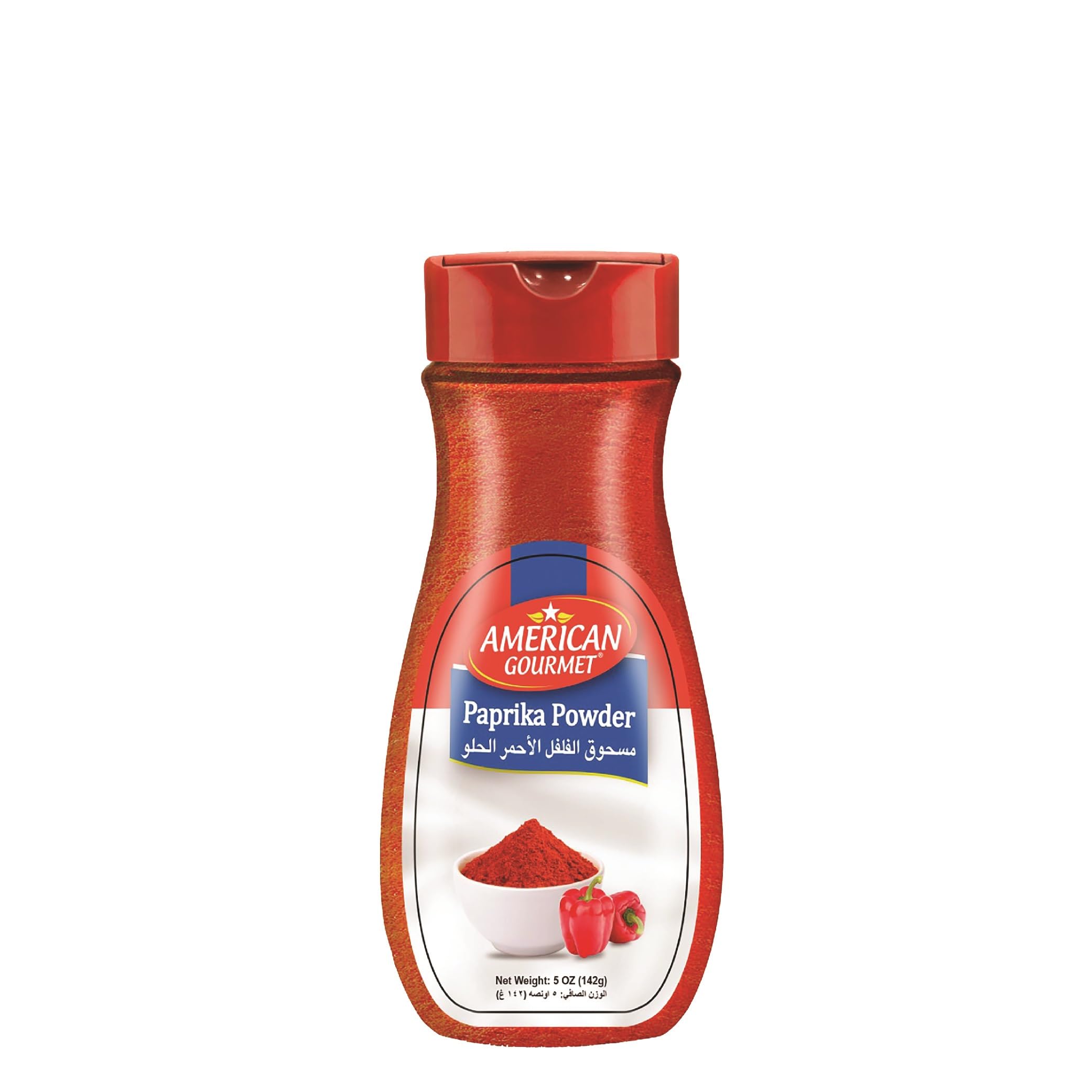American Gourmet Paprika Powder 142 Grams – Add a rich, smoky, and mildly spicy flavor to your dishes with this premium paprika, perfect for seasoning and garnishing.