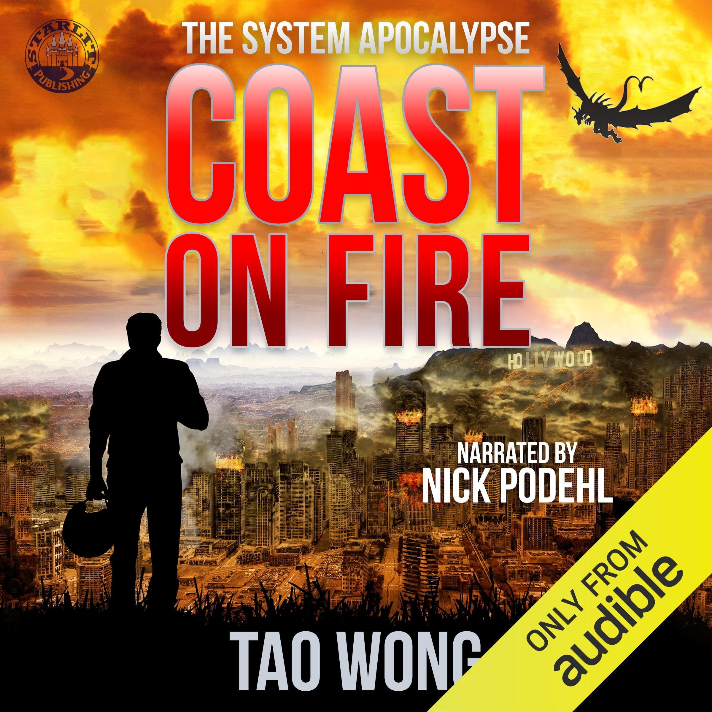 Cover art for Coast on Fire: An Apocalyptic LitRPG