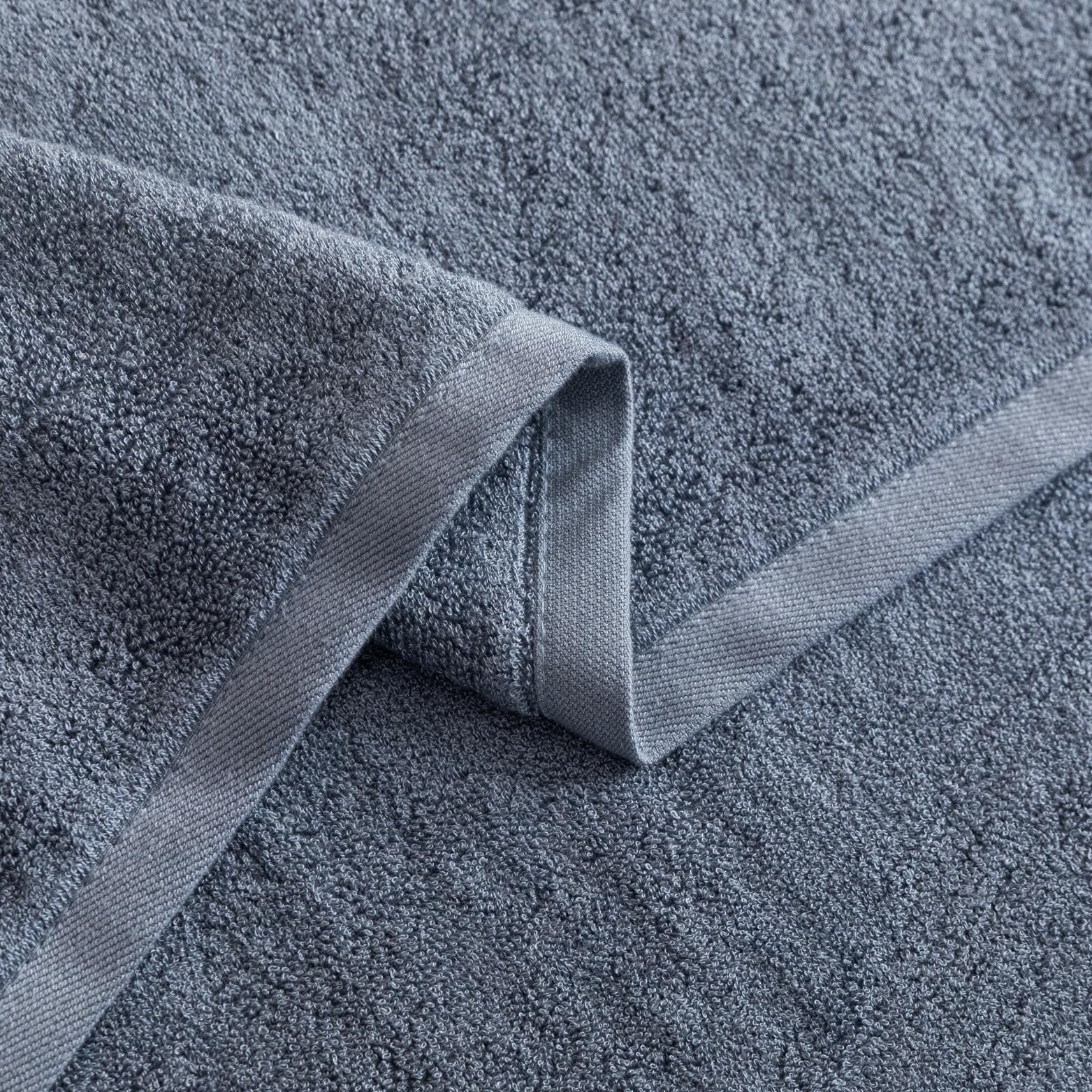 Toalla de baño de Lujo 100% bambú, 90 x 180 cm, bambú Natural, Altamente Absorbente, de Secado rápido e hipoalergénica (Eclipse Navy)