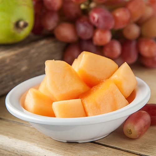 Miniatura 7 de Carlisle FoodService Products Kingline - Tazón de plástico reutilizable con borde para el hogar y el restaurante, melamina, 4.75 onzas, color blanco