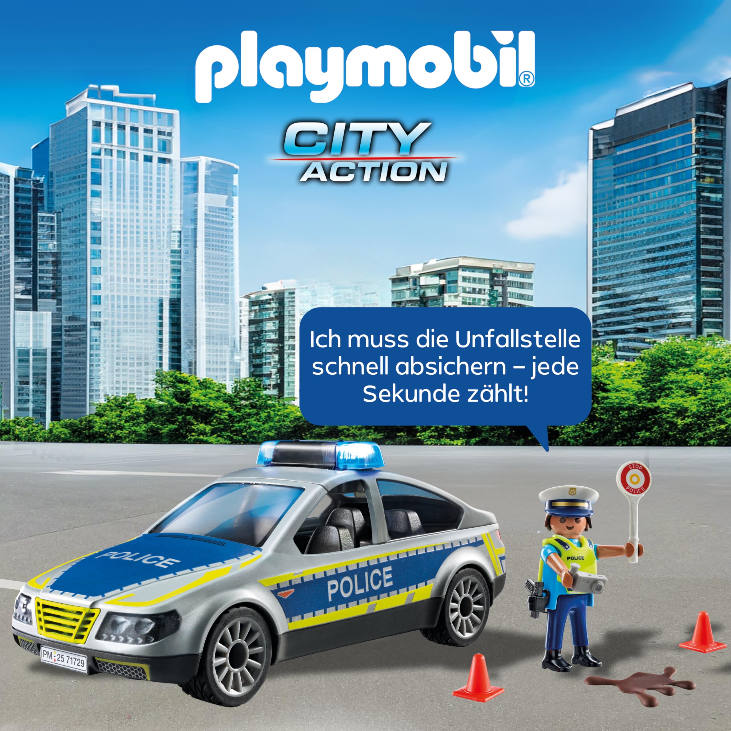 Besuche den PLAYMOBIL- PLAYMOBIL Polizei Streifenwagen in use