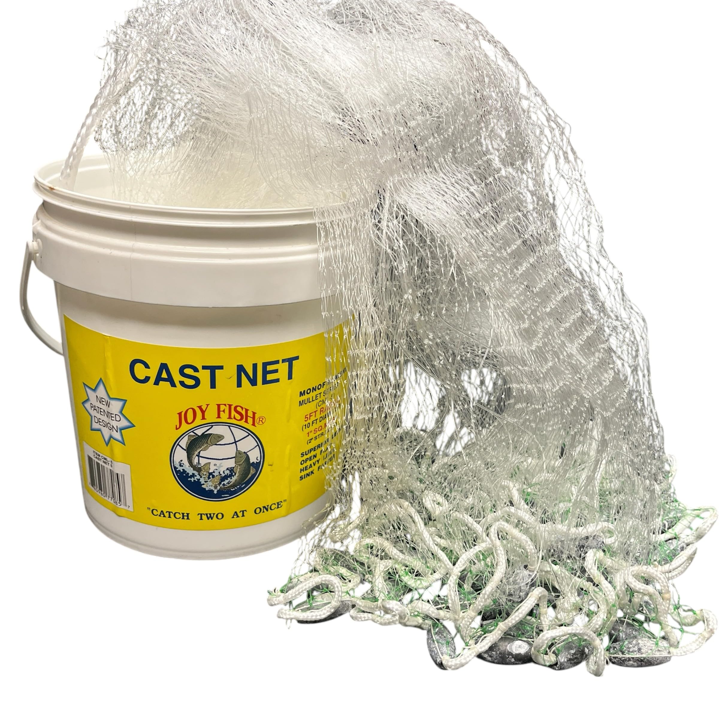 Amazon.com : Joy Fish Mullet Cast Net: 1" Sq. Mesh, 5 ft Radius : Throw Nets For Fishing : Sports & Outdoors Amazon.com : Joy Fish Mullet Cast Net: 1" Sq. Mesh, 5 ft Radius : Throw Nets For Fishing : Sports & Outdoors