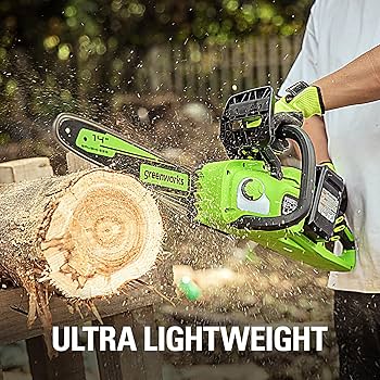 Greenworks(グリーンワークス) 24V充電式電動チェーンソー Amazon | Greenworks(グリーンワークス) 24V充電式電動