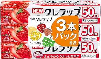 Amazon.co.jp: 【まとめ買い】NEWクレラップ ミニ 22cm×50m 3本パック Amazon.co.jp: 【まとめ買い】NEWクレラップ ミニ 22cm×50m 3本パック