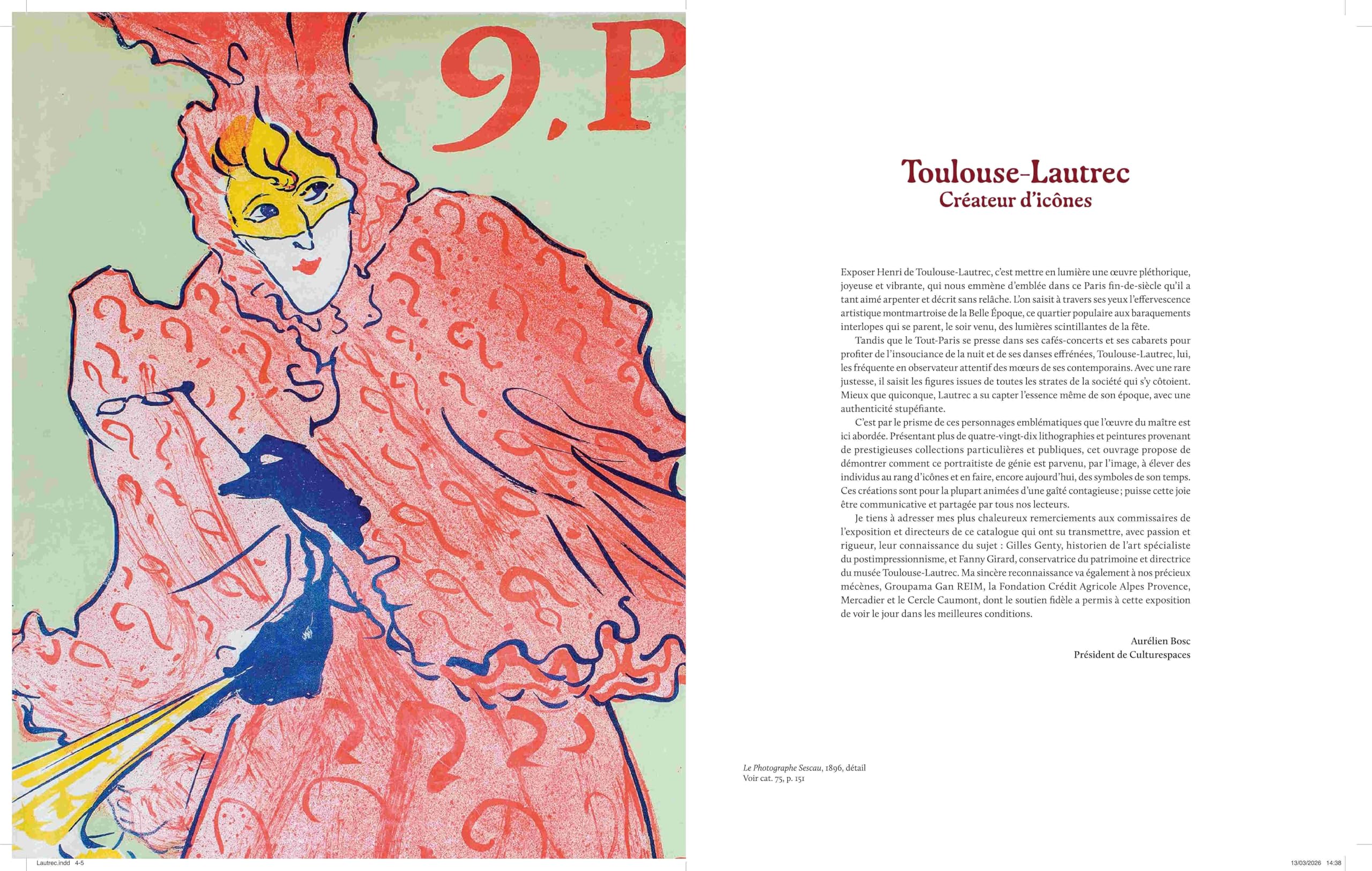Toulouse-Lautrec (catalogue officiel d'exposition)