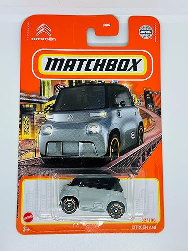 Matchbox 2022 - Citroen AMI - Gris - Eléctrico - 32/100 - Mint/NrMint - Se envía burbujas envueltas en una caja