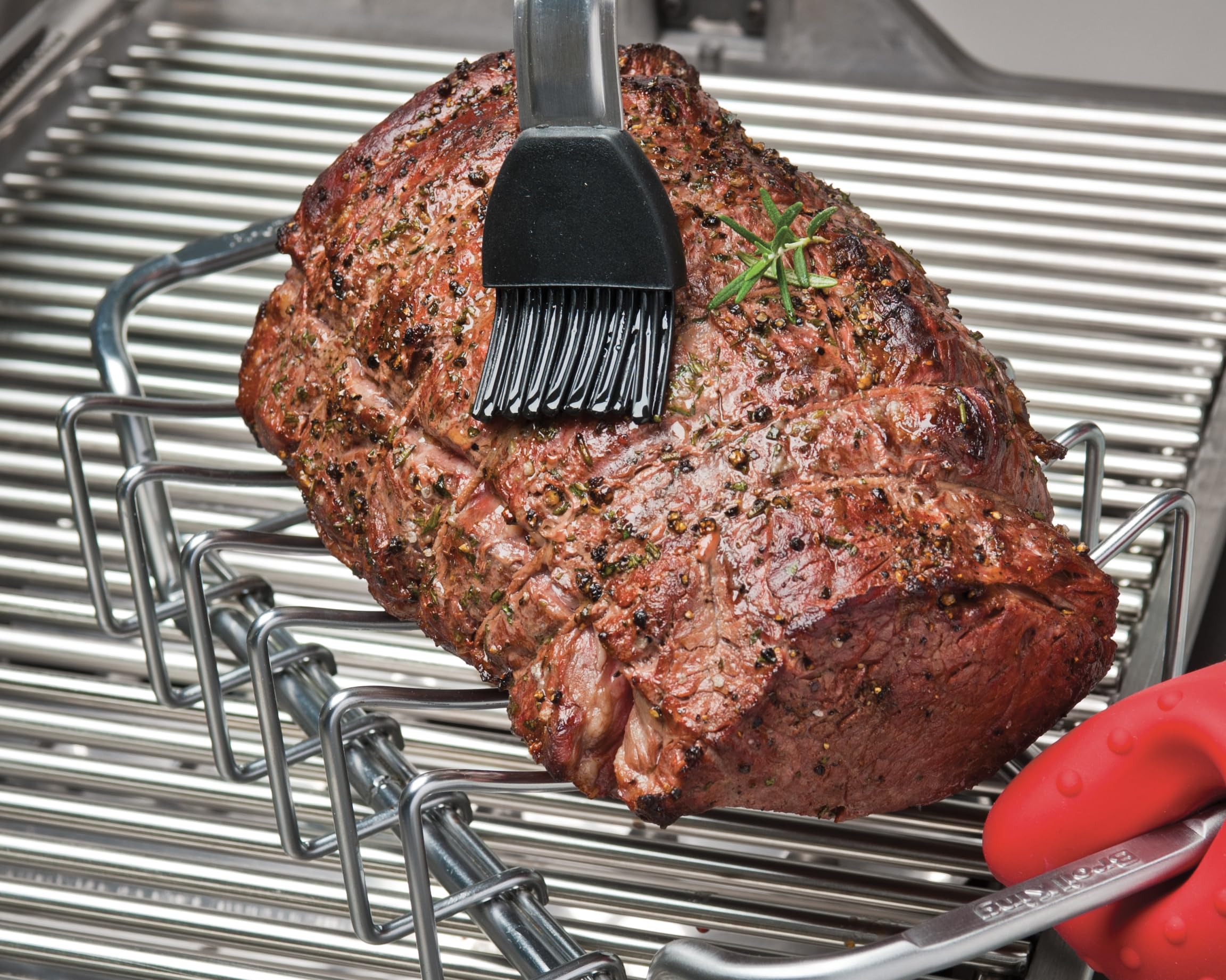 Amazon.com : Broil King 62602 Stainless Steel Rib Rack and Roast