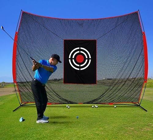 KAIDIDA Golf Practice Hitting Nets for Backyard Driving Indoor Use Heavy Duty Practice Golf Driving Nets for Backyard Premium Portable Golf Impact