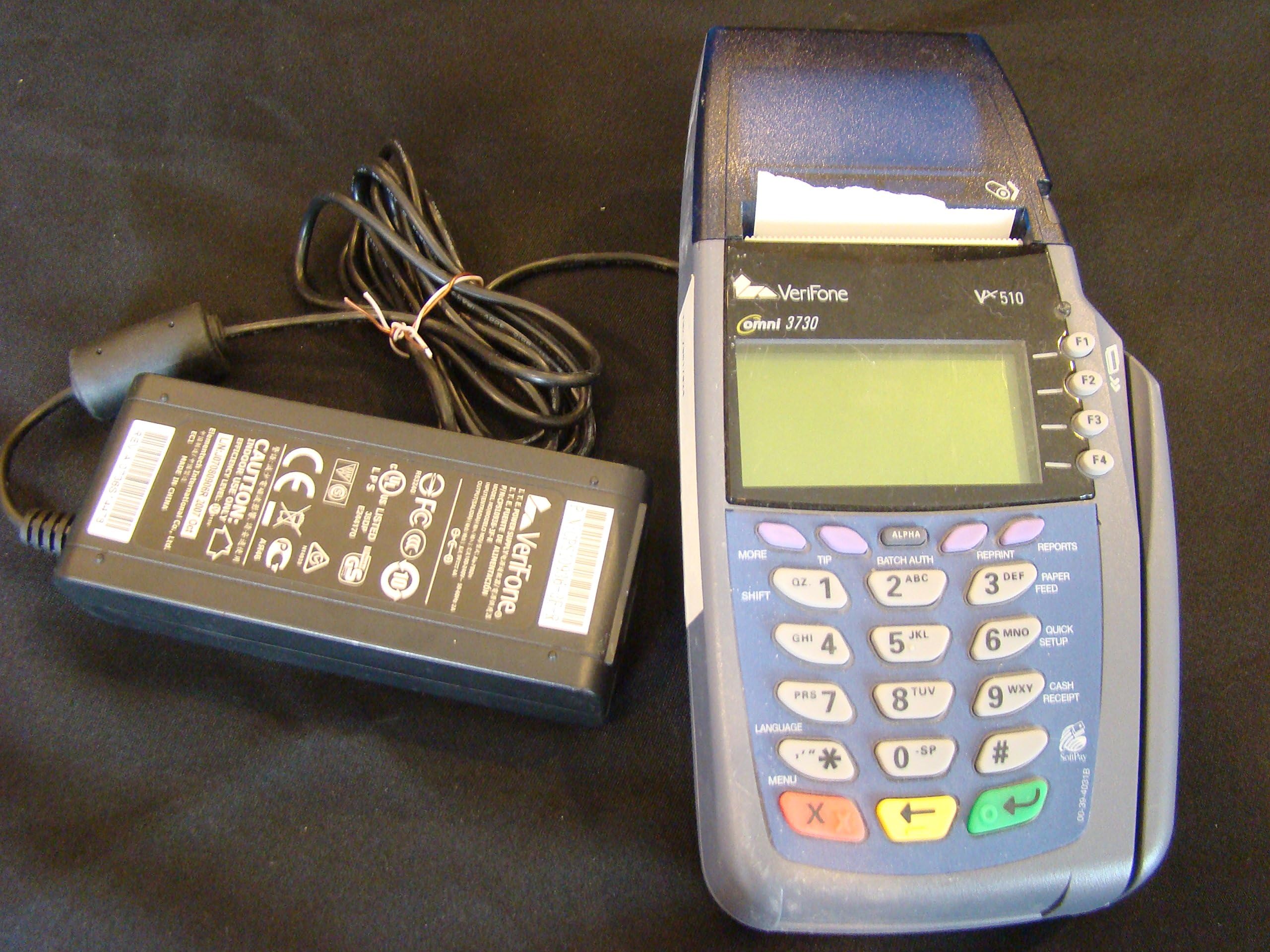 verifone vx510le omni 3730le/5100 credit card printer M251-000-33