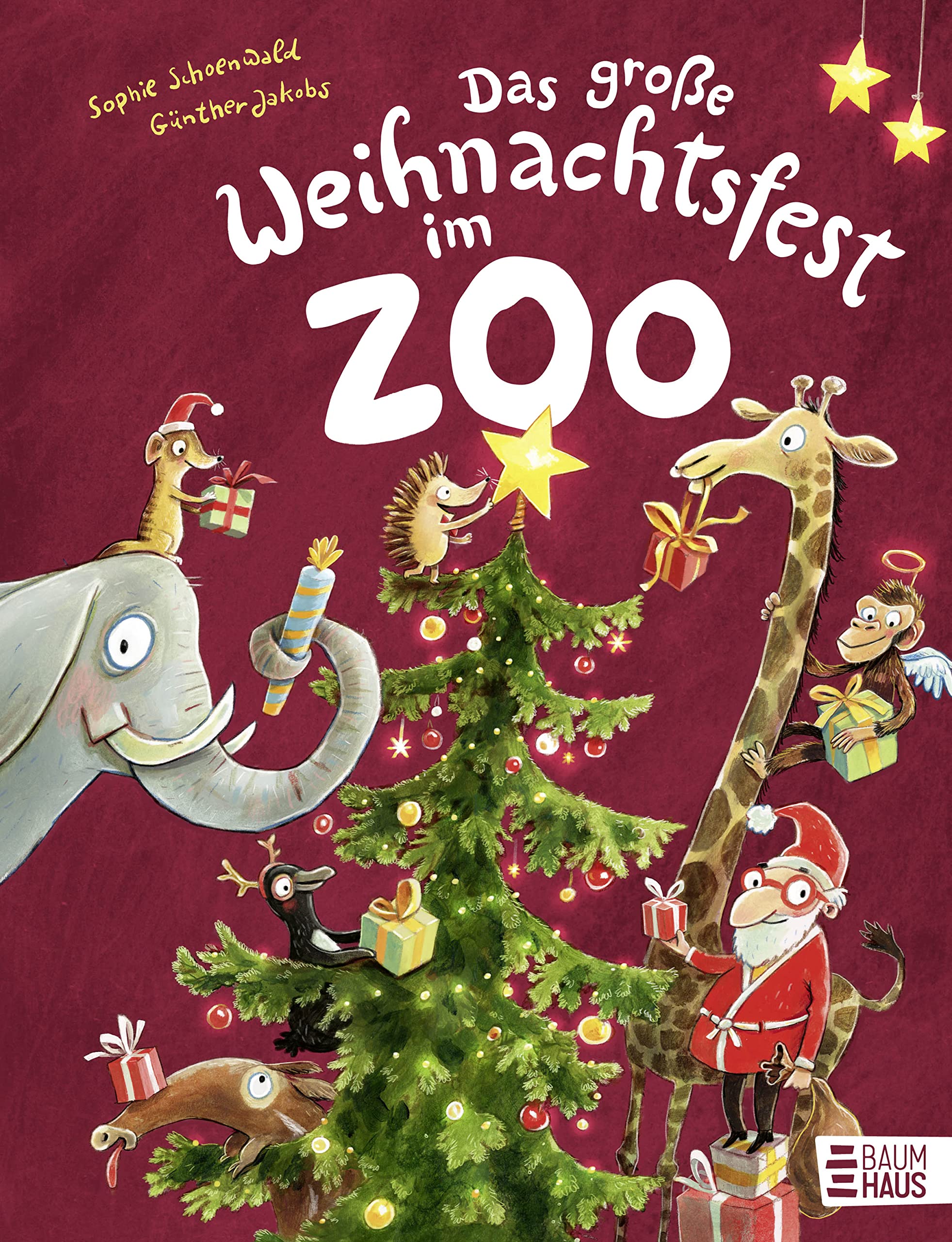 Das große Weihnachtsfest im Zoo: Ein lustiges Bilderbuch mit Ignaz Pfefferminz Igel aus "Der große Zahnputztag im Zoo"