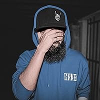 Vista 4 de Cool Rock Roll Skeleton Hand Flat Bill Sombreros Snapback Gorra de béisbol Negro Snapback Sombreros para Hombres Ajustable