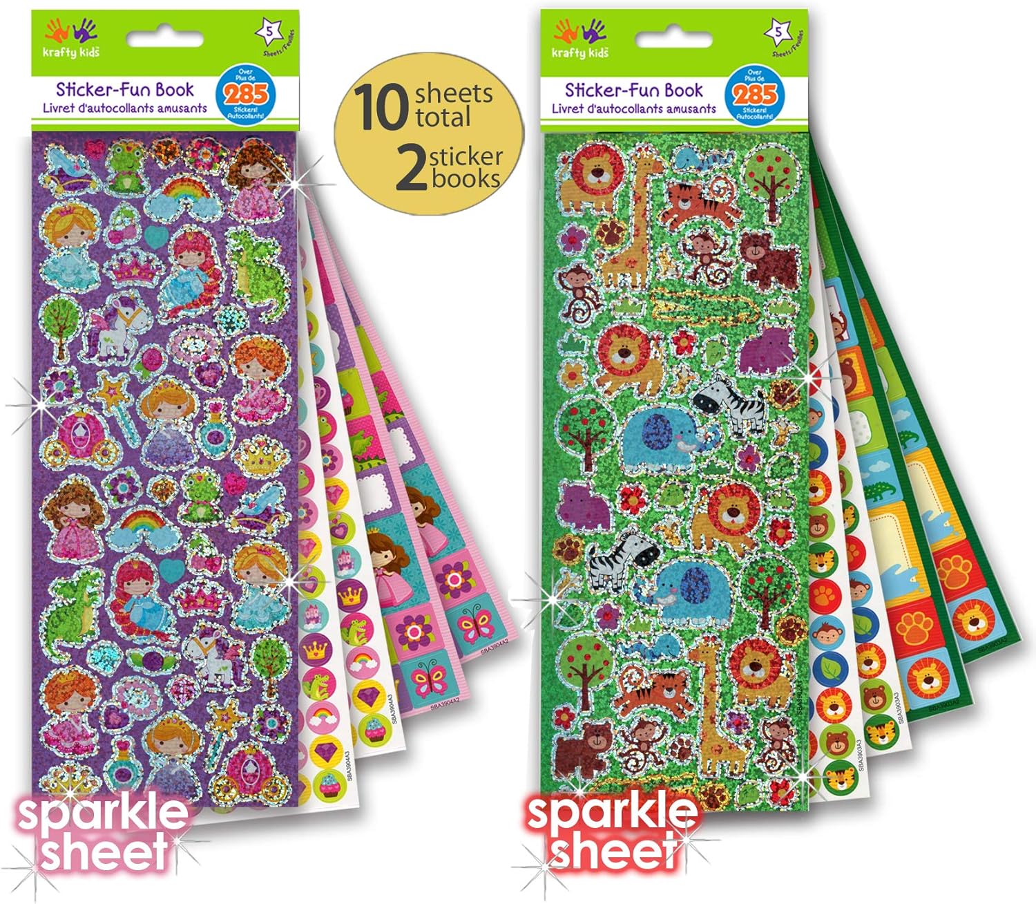 Amazon Com 2 Pk Sticker Books For Boys And Girls 10 Sheets Shiny Prism Stickers Reward Sticker Dots And Name Tag Stickers For Kids Titles Are Princess And Animals Amazon Com 2 Pk Sticker Books For Boys And Girls 10 Sheets Shiny Prism Stickers Reward Sticker Dots And Name Tag Stickers For Kids Titles Are Princess And Animals