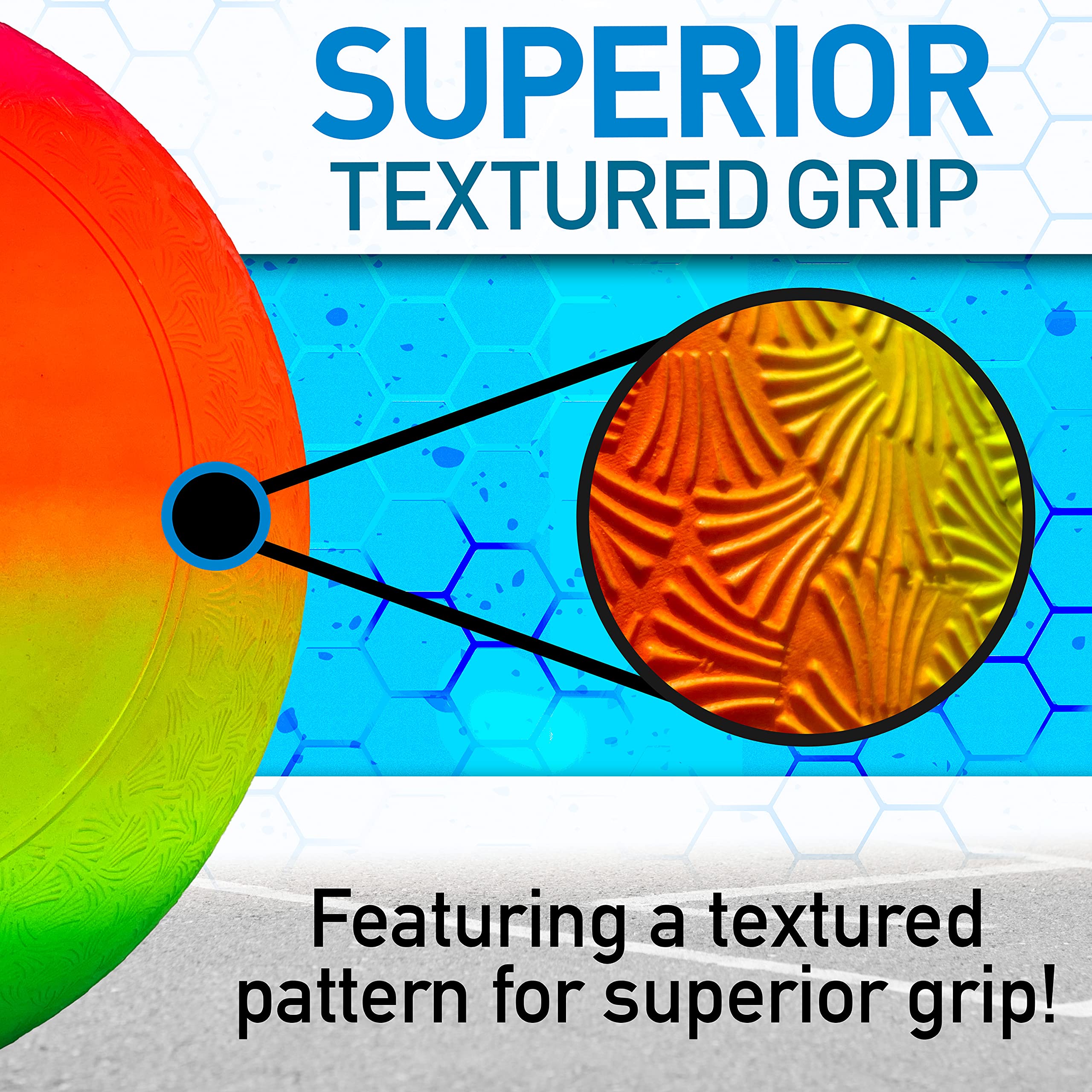 Franklin Sports 16" Rainbow Vibe Playground Ball - Image 3