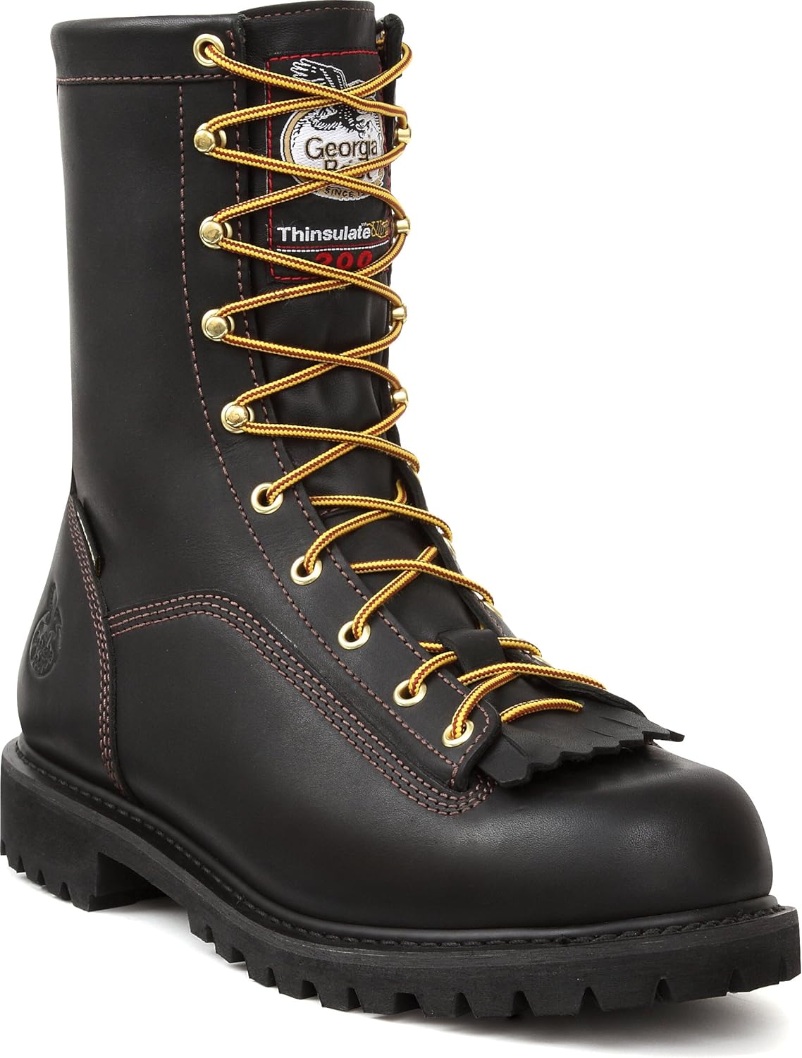 Georgia Boot Men's Low Heel Logger GORE-TEX Waterproof Insulated Work Boots