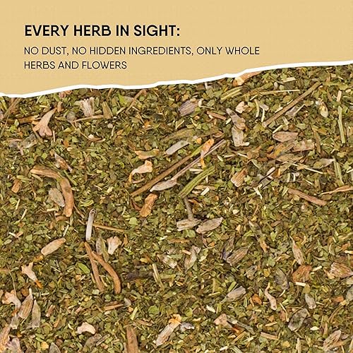 Miniatura 4 de Té orgánico Keep Calm Raíz de Valeriana, Lavanda, Menta Té de Hierbas en Hojas Sueltas Mezcla Relajante de Bienestar Libre de Cafeína  Alivio