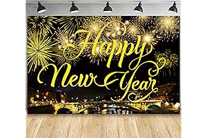 Happy New Year Backdrop for Unique Festive Priceless Moments