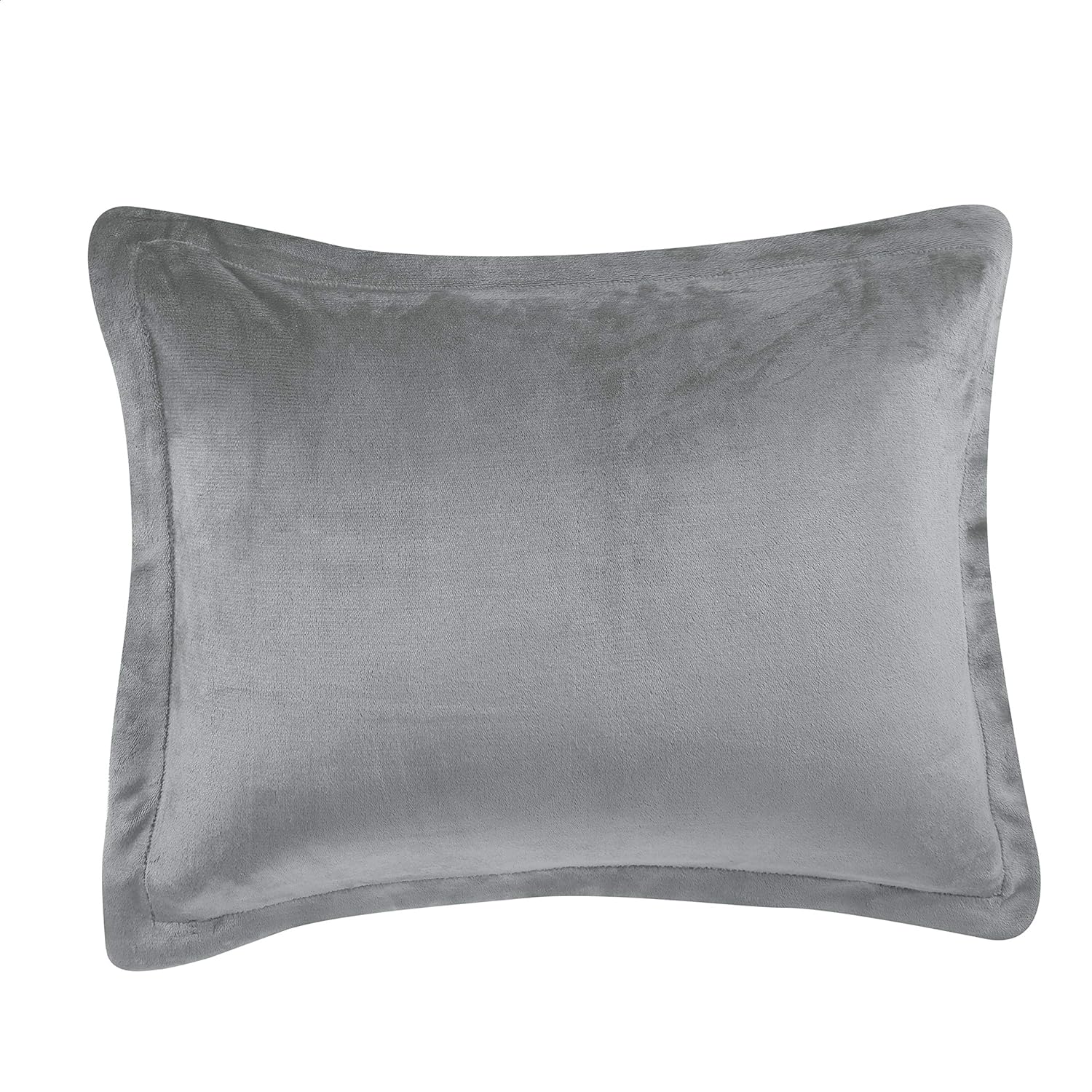  Basics Ultra-Soft Micromink Sherpa Comforter Bed Set - Charcoal, Twin : Home & Kitchen