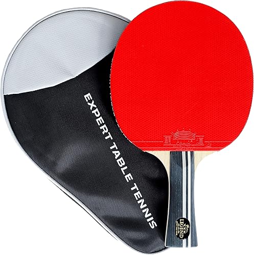 Palio Legend 3.0 - Raqueta de tenis de mesa y estuche - Bate de ping pong avanzado aprobado por la ITTF