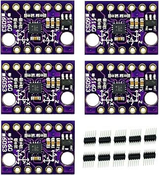 5pcs GY-BMI160 Module 6DOF 6-Axis Angular Velocity Gyroscope + Gravity Acceleration Sensor IICSPI, Gravity Sensor Accelerometer Gyroscope Acceleration Gravity Sensor IIC I2C SPI 3-5V