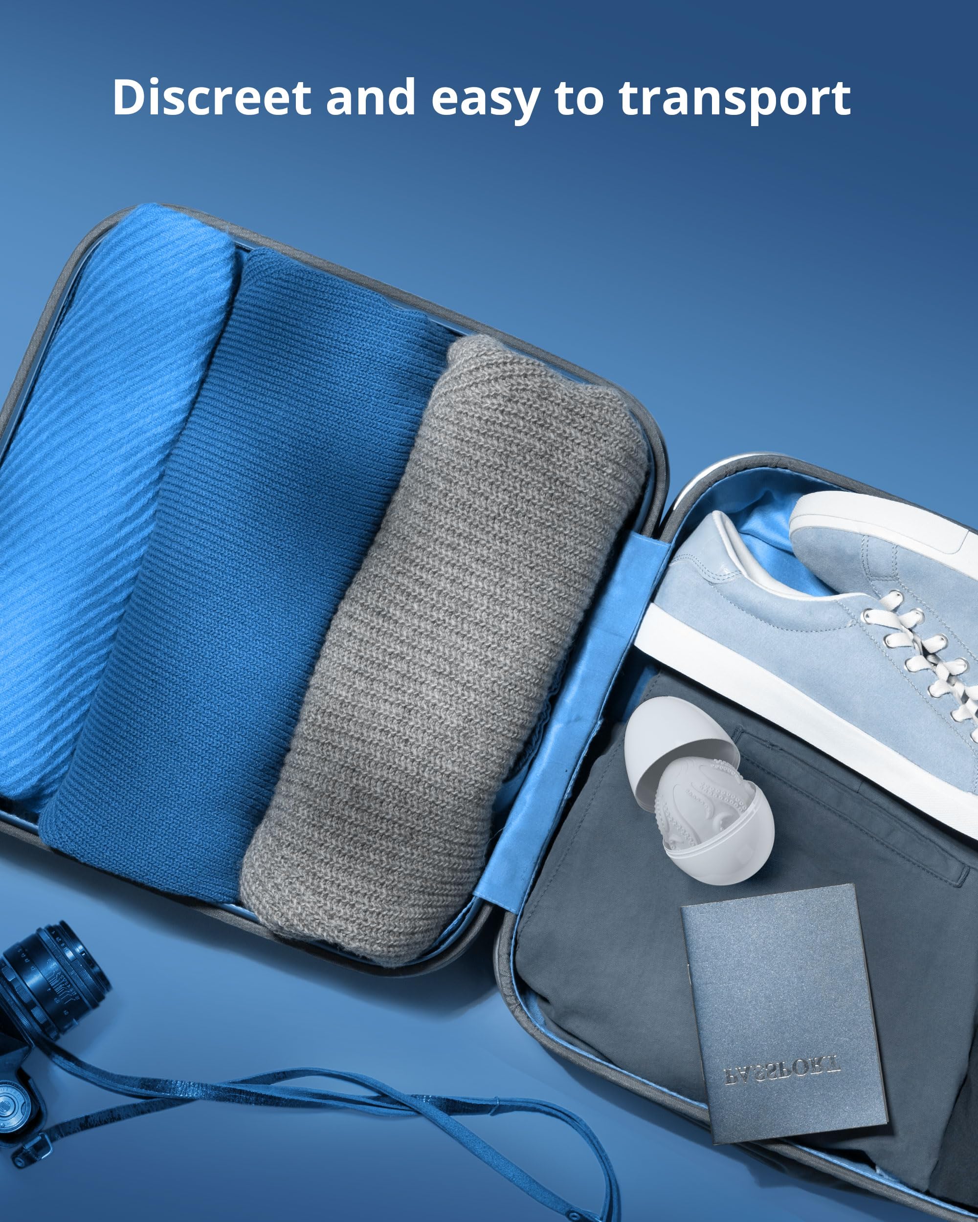 LOVENSE Kraken Male Masturbator Egg, Disposable Pocket Pussy Masturbators Sleeve, Portable Blowjob Adult Male Sex Toys for Men Masturbation,1 Count