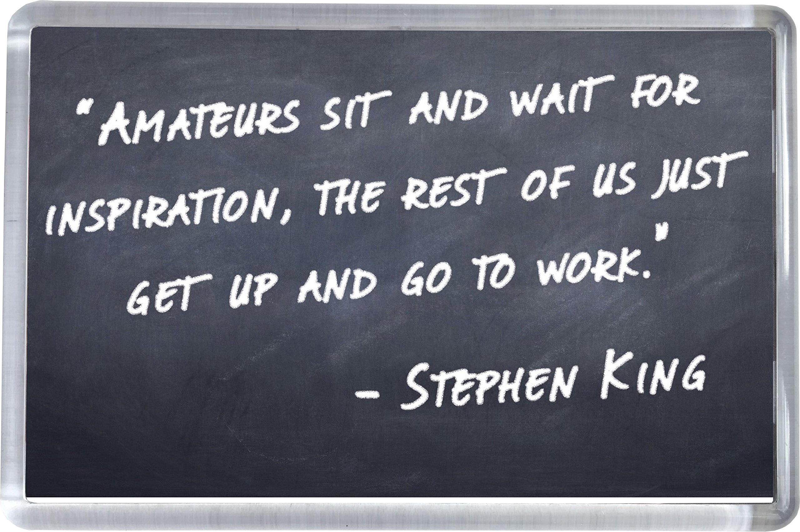 Super Universe Stephen King - On Writing Quote Fridge Magnet 5 x 7.5 cm'