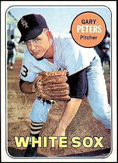 1969 Topps # 34 Gary Peters Chicago White Sox (Baseball Card) NM/MT White Sox