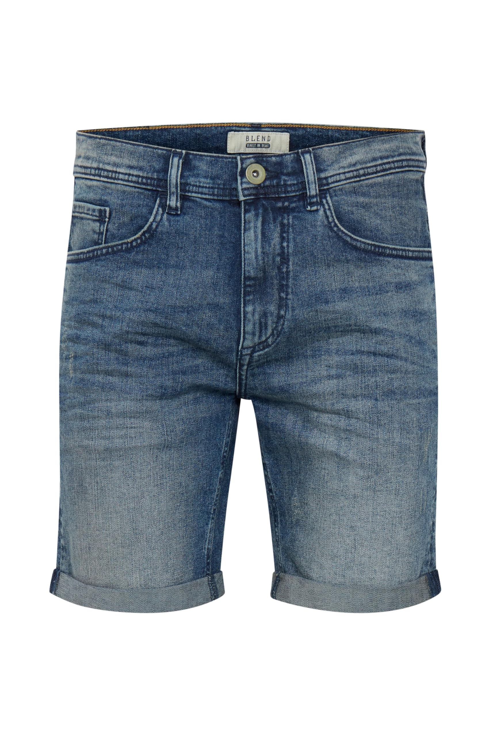 Blend BHLuke Herren Jeans Shorts Kurze Denim Hose Regular Fit