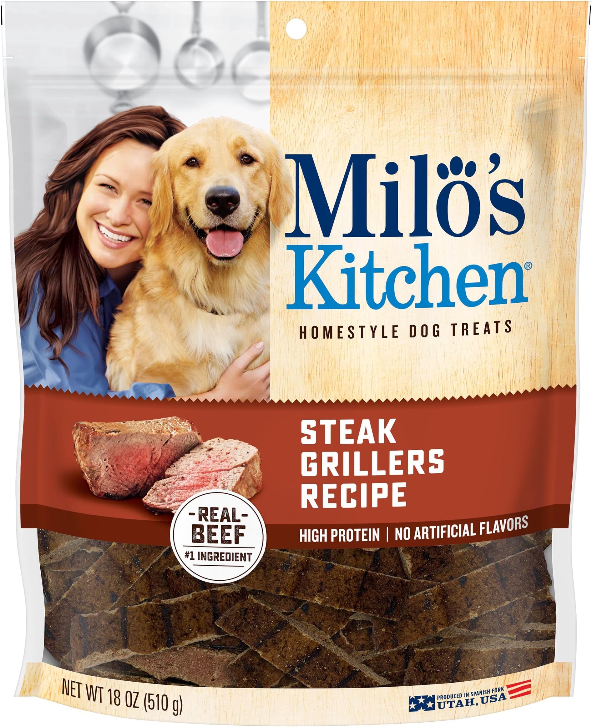 Amazon.com : Milo's Kitchen Bundle: Chicken Meatballs and Beef Sausage ...