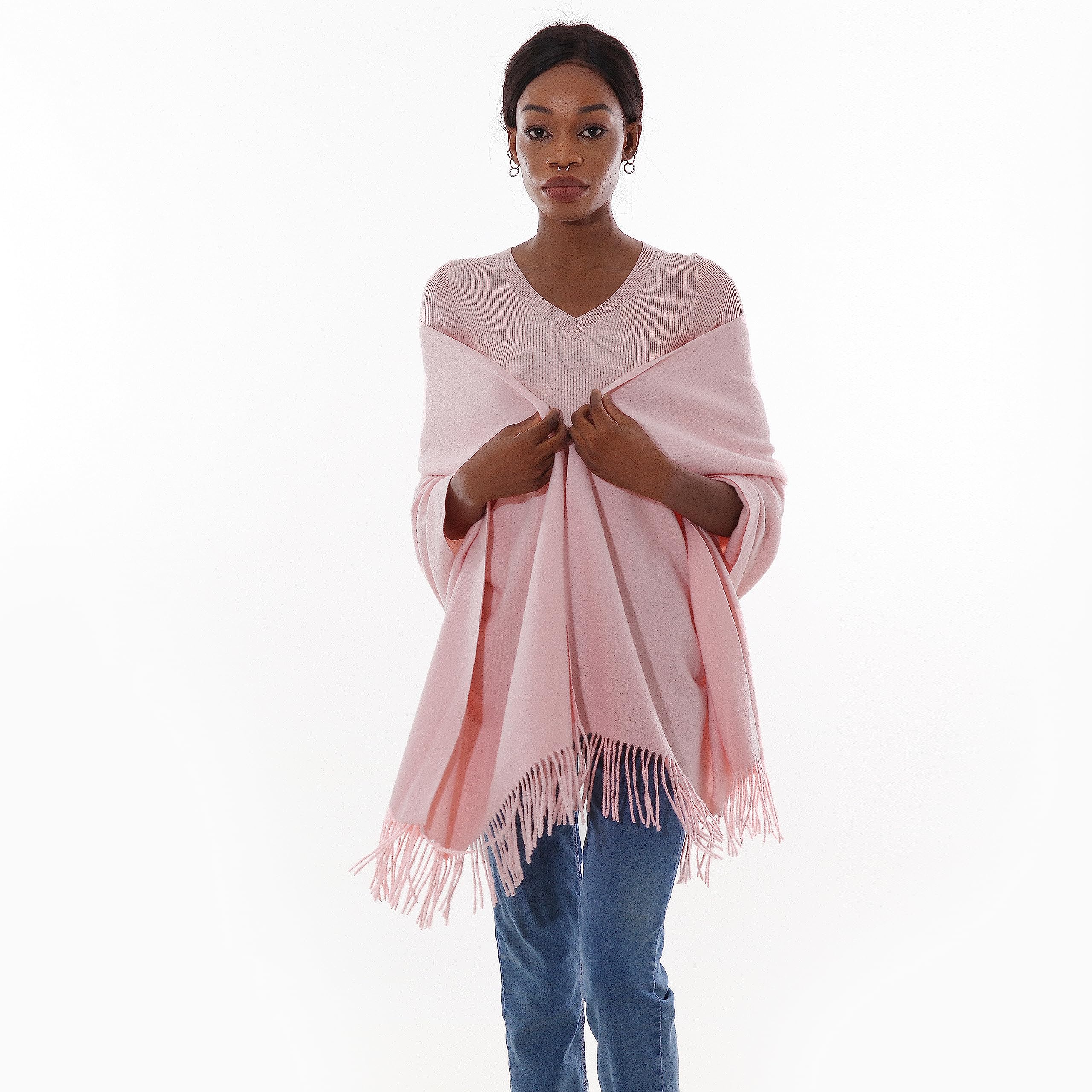 Sciarpa Pashmina Donna Invernale Scialle Sciarpe Elegante Cerimonia Grande Stole Foulard Scialle da Abito Sera