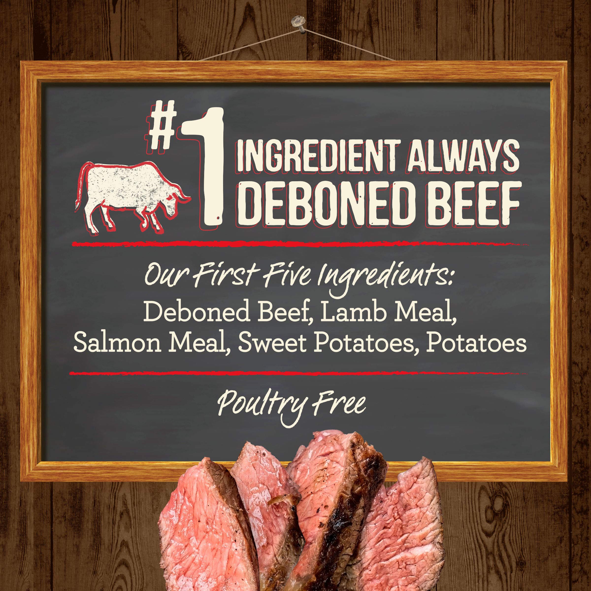 beef and sweet potato dog food