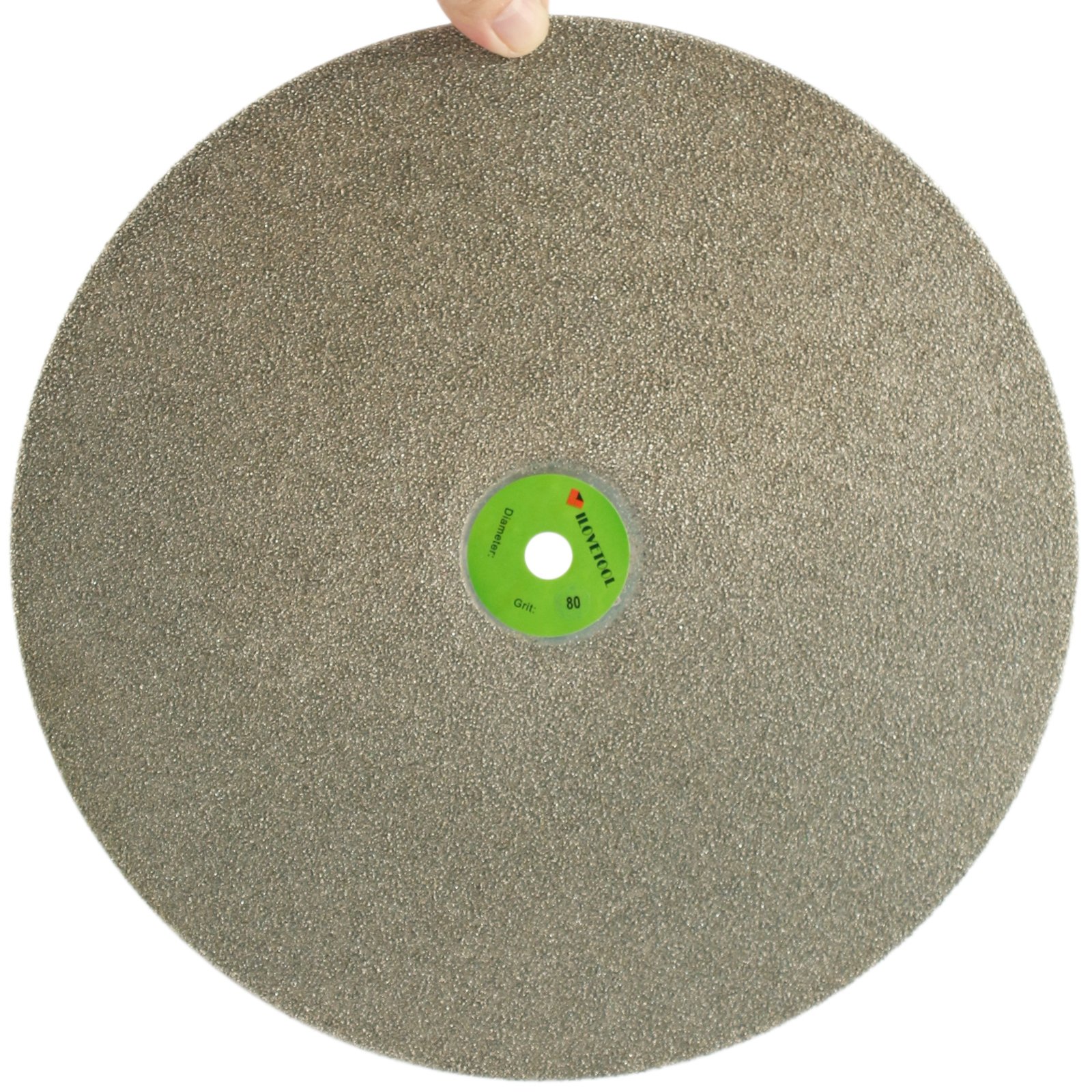 ILOVETOOLDiamond Lapping Disc Wheel 14'' inch Grinding Disc 80 Grit Coarse Lapidary Tools