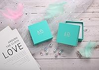 Vista 7 de A D. ALLEN & DANMI. AD Jewelry - Brazalete de acero inoxidable chapado en oro de 18 quilates para el amor