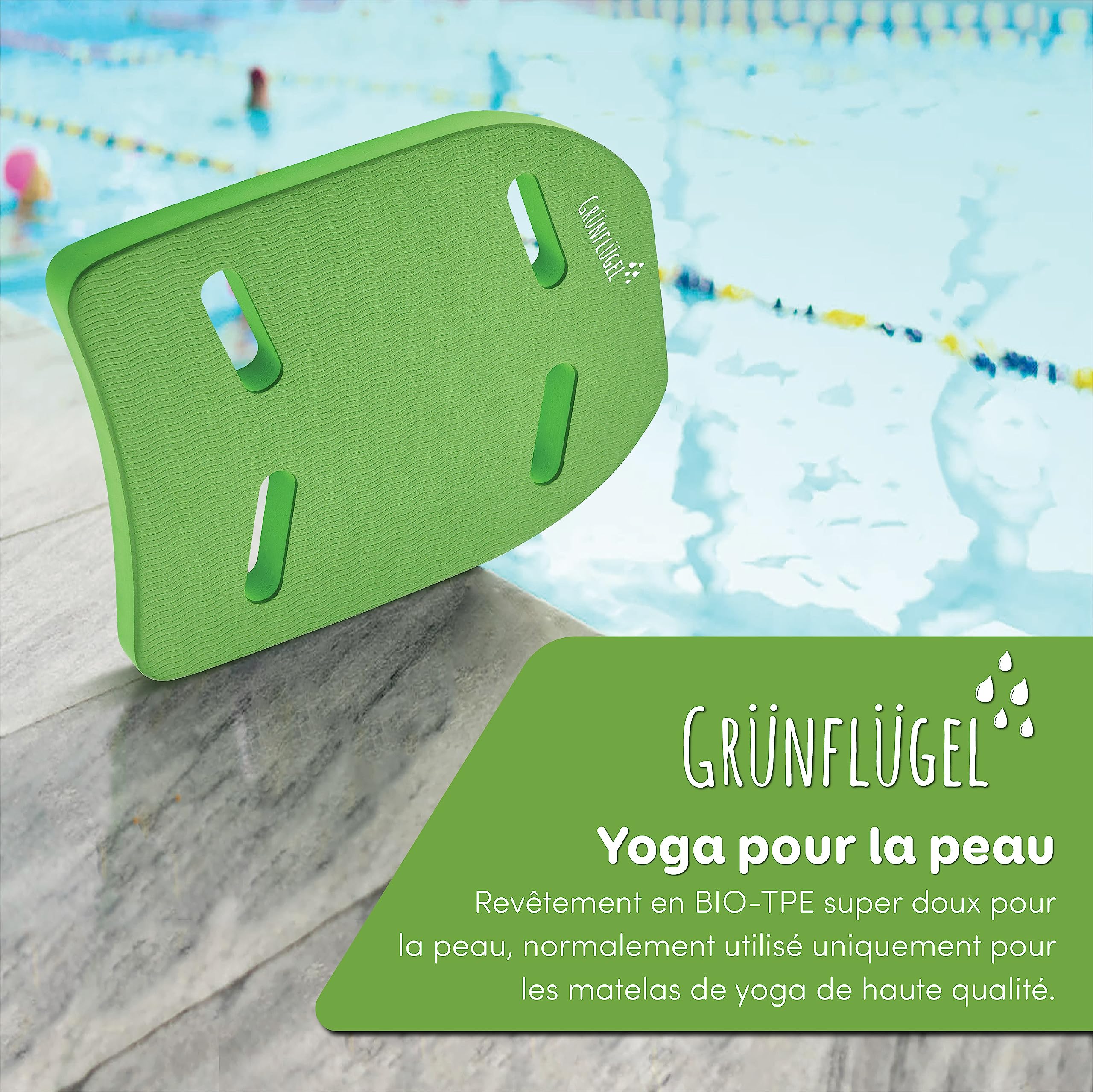 Planche Piscine Enfant 3 Ans - La Aide à Planche a Nager en Bio-TPE | Aide à la Natation Enfant 3-6 Ans | Bodyboard à la Natation Accessoires Aides à la Natation Piscine