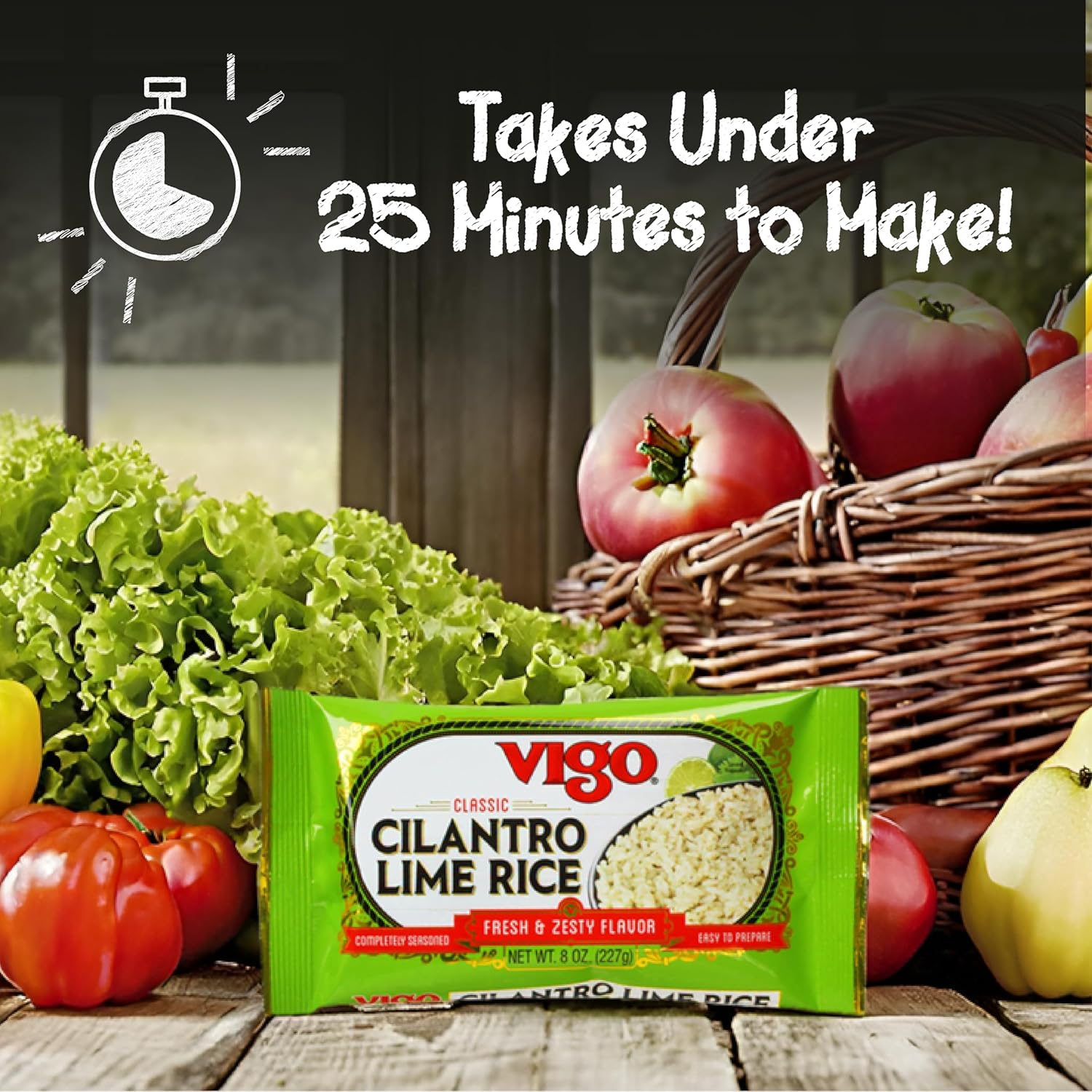 Authentic Cilantro Lime Rice, Fresh & Zesty Low Fat, (Cilantro Lime,