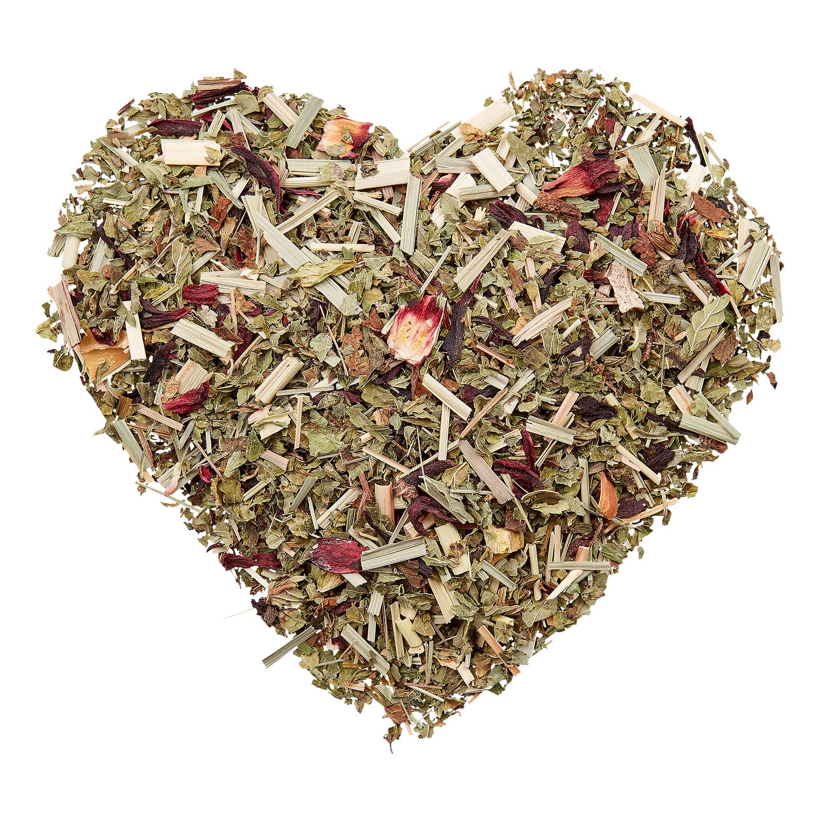 teeverliebt - Bio Kräutermischung Morgenvital I loser Kräuter-Tee frisch & harmonisch mit Zitronengras, Hibiskus & Pfefferminz I heiß & kalt ein Genuss I kontrolliert biologischer Anbau I 1 kg