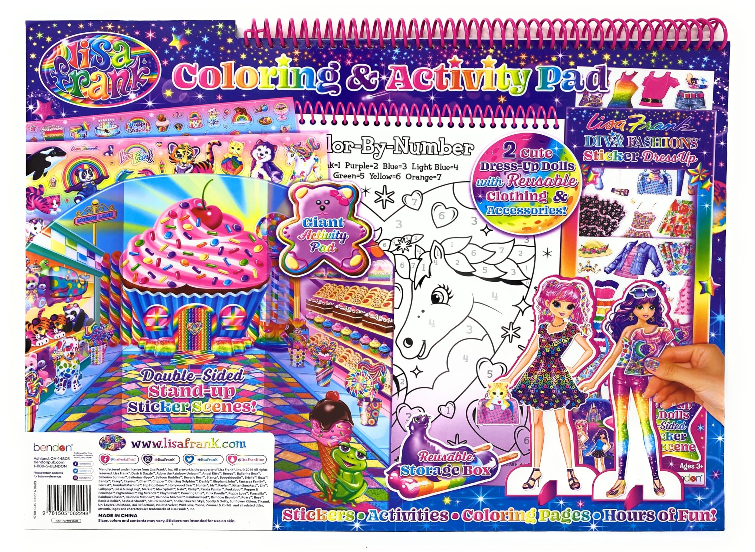 Buy Lisa Frank Paper Dolls Coloring and Activity Set -- Bundle with 2 Paper  Dolls, 4 Paper Pets, 275 Lisa Frank Stickers, Coloring Pages, Wall Art, and  More (Lisa Frank Party Supplies) Online at desertcartINDIA